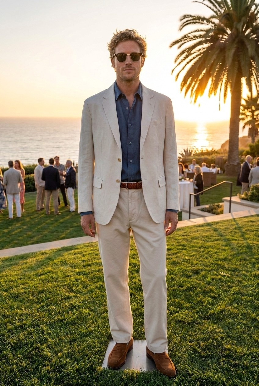 Malibu wedding guest brief: look like you didn't try. Mission accomplished 🌅