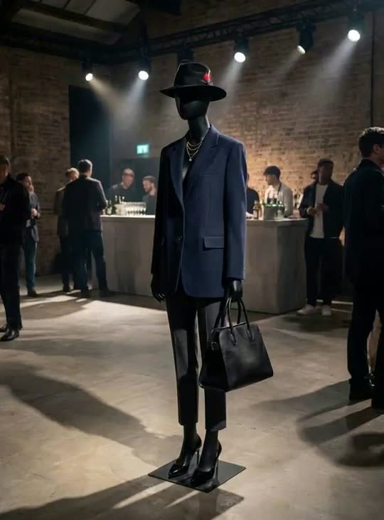 Nocturne Tailored, A razor-sharp blazer and cigarette trouser silhouette that co
